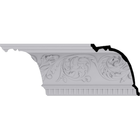 Ekena Millwork 8 5/8"H x 8 1/8"P x 11 3/4"F x 94 1/2"L, (13" Repeat), Harvest Cove Crown Moulding MLD08X08X11HA